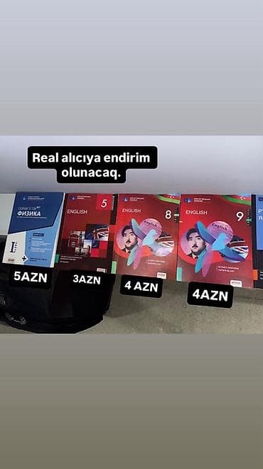 Спорт и хобби: Məktəb dərs vəsaitləri satılır: - Fizika üzrə toplu (rus dilində) – 5 — 1