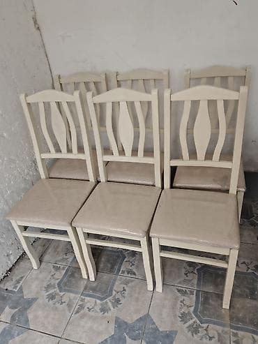 Mətbəx üçün, Qatlanmayan, rəng - Bej Stul