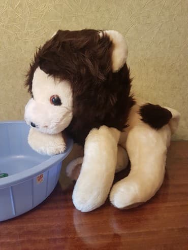 советская мягкая игрушка: ● Yumşaq ŞİR oyuncaq ● Almaniya istehsalı. ( Made in GDR ). Sovet — 8