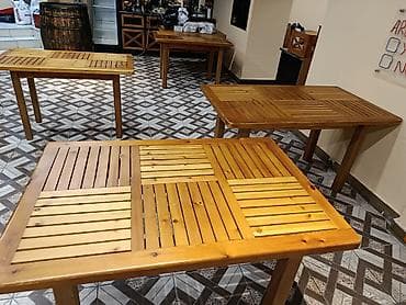 metbex stol stul islenmis: Mətbəx üçün, İşlənmiş, Açılmayan, Dördbucaq masa, 4 stul — 3