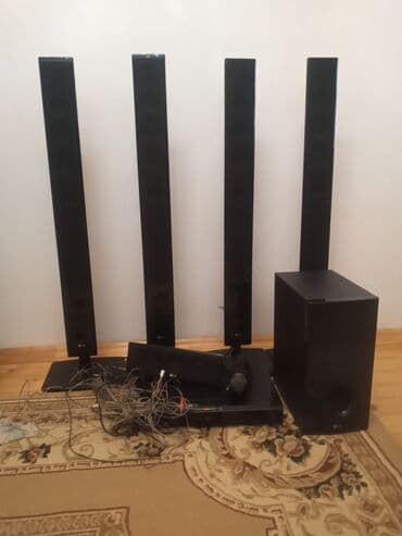 Məişət texnikası: İşlənmiş LG Kolonka, Növ - Ev kinoteatrı üçün, rəng - Qara — 1