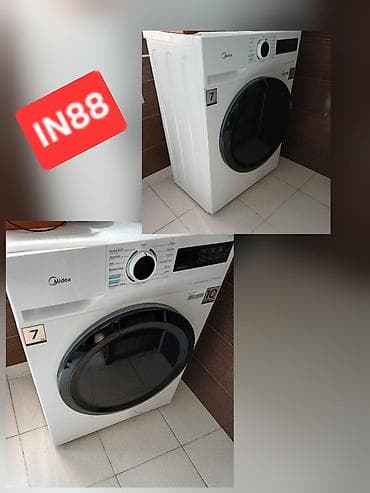 irşad electronics paltaryuyan: Paltaryuyan maşın Midea, 7 kq, İşlənmiş, Avtomat, Qurutma var, Kredit yoxdur, Ünvandan götürmə — 1