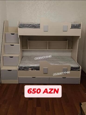 pilləkən: Oğlan və qız üçün, Yeni, Çarpayı, Matras ilə, Siyirməli, Laminat — 2