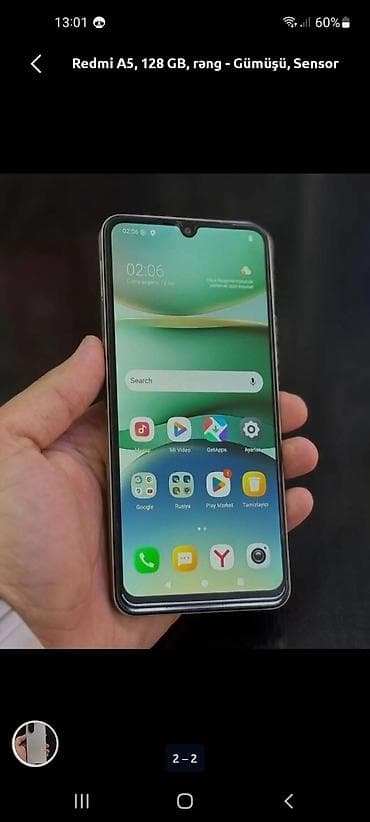 Redmi A5, 128 GB, rəng - Gümüşü, Sensor — 2