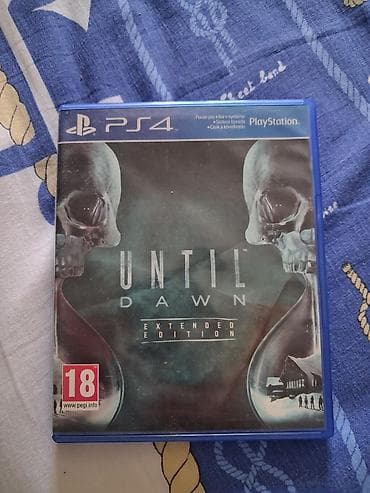 PS4 üçün Until Dawn diski ideal vəziyyətdə yeni kimidir kağızı hədiyyə
