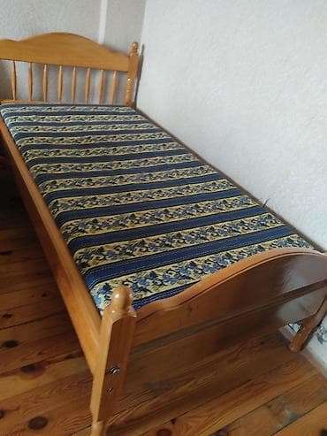 parda tul: İşlənmiş, Təknəfərlik çarpayı, Bazasız, Matras ilə, Siyirməsiz — 2