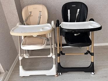 sirin ayi sekilleri: Kidilo uşaq yemək stulları – 2 ədəd (bej və qara rəng). 7 ay istifadə — 1