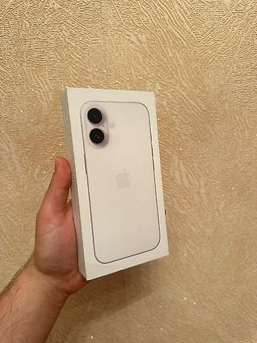 iphone 14 pro max baki: IPhone 16, 128 GB, Ağ, Face ID — 6
