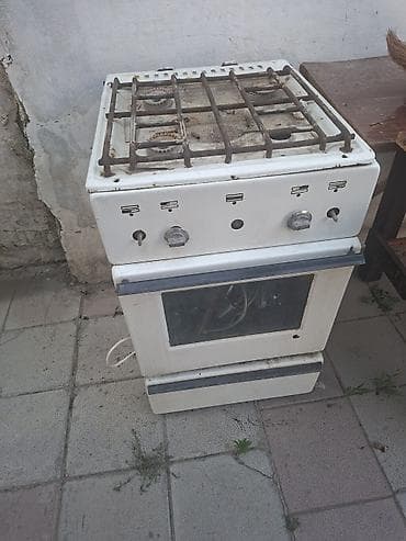 Elektronika: Qaz plitəsi və soba kombinə – 4 gözlü, mexaniki idarəetmə - Üst — 1