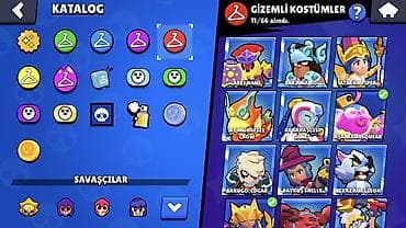 Brawl Stars hesabı – yüksək trofeyli və zəngin kontentli - Kupa yolu — 8