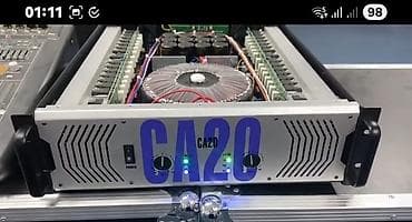 istilik panelləri: Profesyonal güc gücləndiricisi – CA20 - Model: CA20 iki kanallı power — 1