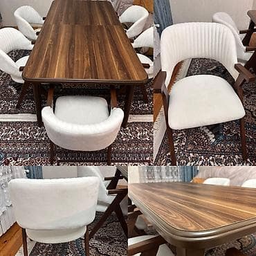 стол стул: Прямоугольный стол, 6 стульев — 1