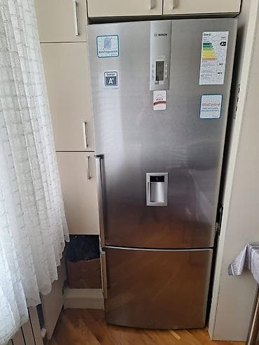 2 qapılı Bosch Soyuducu Satılır, rəng - Gümüşü, Dispenserli — 1