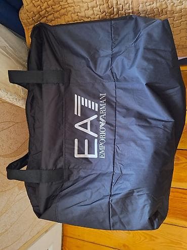 bmw e60 m: EA7 Emporio Armani idman/seyahət çantası - Rəng: qara - Material — 1