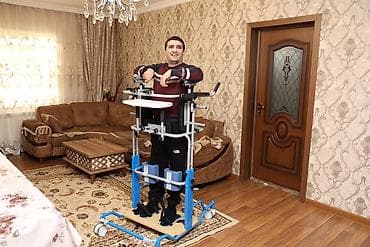 Tibbi avadanlıq: Stasionar dayaqla yerüstü vertikalizator / reabilitasiya trenajoru - — 1