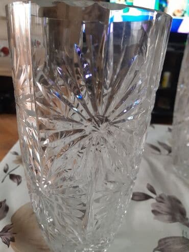 набор посуды: Vaza dəsti, Xrustal — 4