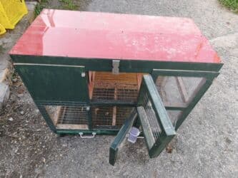 dovşa: Qəfəs ev quşları bildirçin, dovşan və s üçün yaxşı vəziyyətdədir — 3