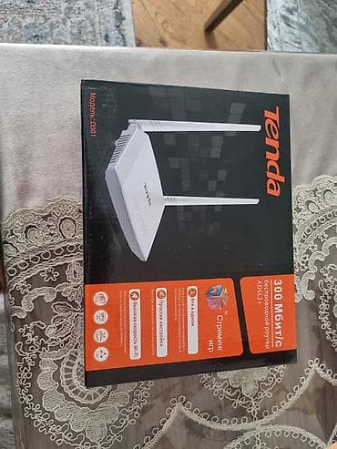 tp link c20: Tenda D301 ADSL2+ Wi‑Fi router - 300 Mbit/s sürətə qədər (802.11n) - — 4