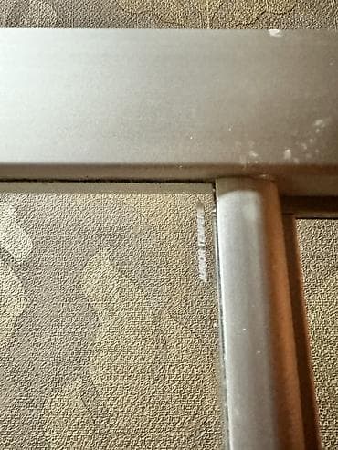 paneler: Alüminium çərçivəli sürüşmə şüşə bölmə/qapı paneli - Material: gümüş — 4