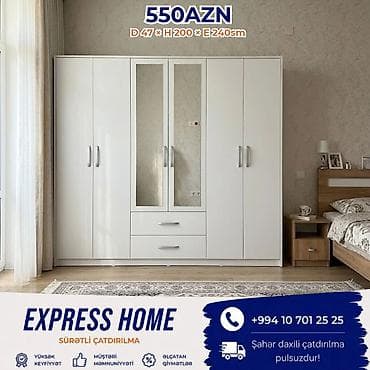 bocka i: Yeni, 6 qapı, Siyirməli, Açılan, Düz dolab — 1