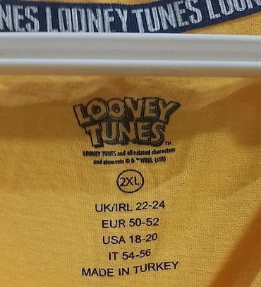 Looney Tunes qadın T‑şörtü - Rəng: sarı - Ön hissədə Looney Tunes — 2