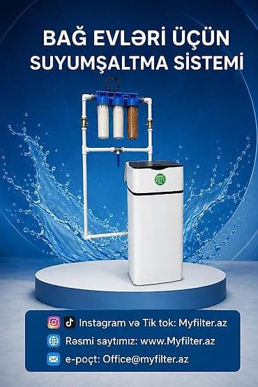 su filteri: Bağ evləri üçün suyumşaltma sistemi Xüsusiyyətlər: - Tam ev üçün — 1
