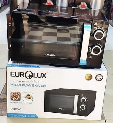 Mikrodalğalı soba Eurolux, Ayrıca dayanan, Mikrodalğalar ilə, rəng - Qara, Yeni — 4
