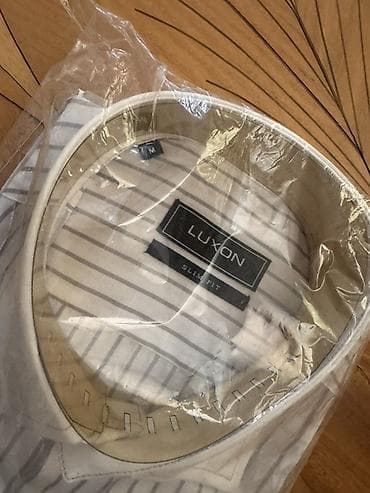 Рубашки: Мужская рубашка, M, цвет - Белый — 3