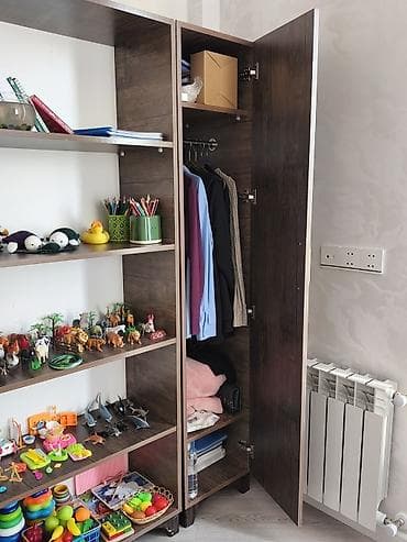 usaq skafi: Oğlan və qız üçün, İşlənmiş, 1 qapı, Açılan, Düz dolab — 2