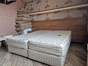 İkinəfərlik çarpayı, Bazasız, Matras ilə, Siyirməsiz — 2