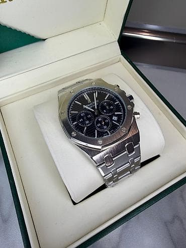 Zərgərlik əşyaları: Yeni, Qol saatı, Audermars Piguet, rəng - Gümüşü — 10