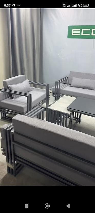 Yeni, Divan, 3 kreslo, Bazasız, Açılmayan