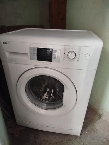 ariston ikinci el: Beko önyükləməli paltaryuyan maşın - Rəng: ağ - Ön paneldə elektron — 1