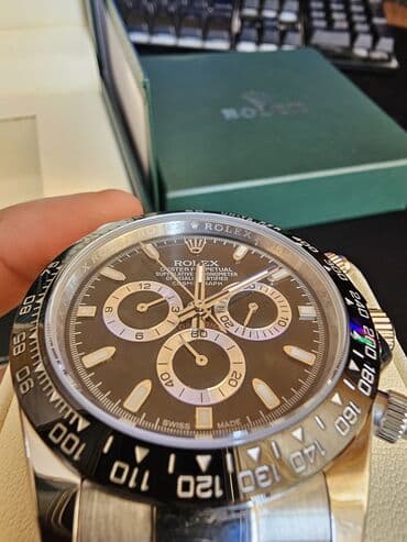 şahmeran qolbaqlar: İşlənmiş, Qol saatı, Rolex, rəng - Boz — 3