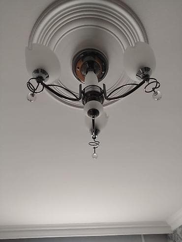 yolka isigi: Çılçıraq, 3 lampa, Şüşə — 2