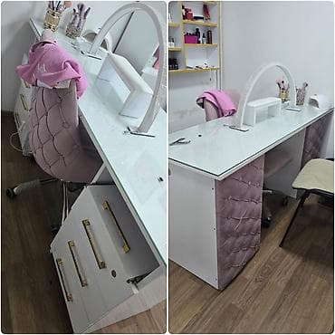 albom satisi: Gul✔️80 man(Nərimanov). Manikür masa+oturacaq+üzərindəki qalın — 1