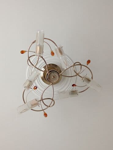 dam ortuyu: Çılçıraq, 8 lampa, Metal — 1