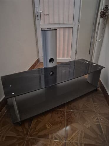 digital kabel tv: Düz TV altlığı, Polkalı, Şüşəli — 1