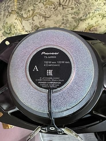 note 14 pro: Avtomobil üçün tam audio dəsti Komplekt: - Pioneer TS-A6978S 6"x9" — 7