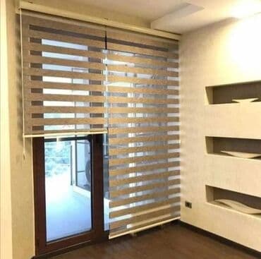Şamdanlar: Zebra pərdələr – ofis və ev interyerləri üçün müasir günəşdən qorunma — 2