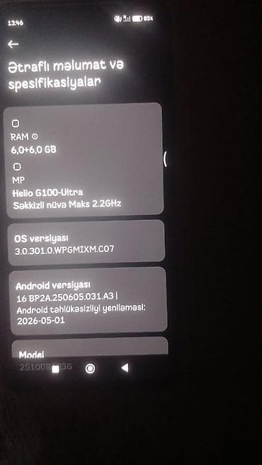 Elektronika: Redmi 128 GB, rəng - Mavi, Barmaq izi — 5