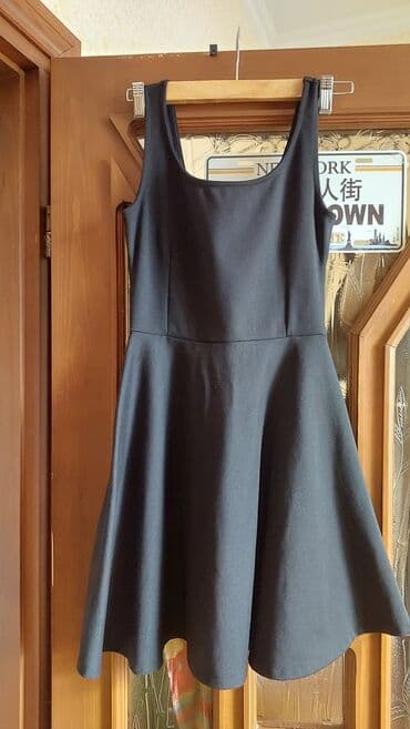 klassik geyim: Qadın geyim dəsti – 4 paltar 1) Pull&Bear qara, skater kəsimli — 11