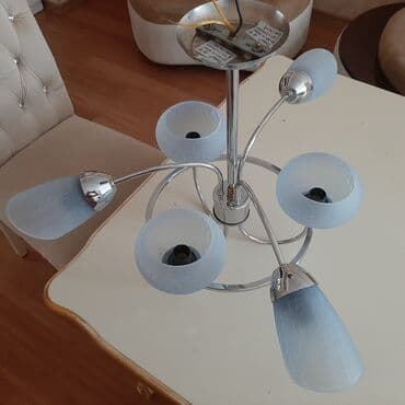 zal ucun lusturlar: Çılçıraq, 5 lampa, Metal — 2