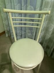 стул: Mətbəx üçün, İşlənmiş, Qatlanmayan, rəng - Bej Stul — 2