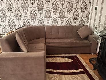 2ci əl kunc divan: Künc divan, Açılmayan, Parça — 1