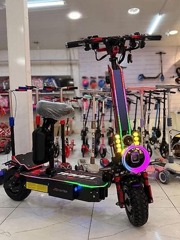 elektirikli mapet: Elektrik skuter – yüksək performanslı, oturacaqlı model — 1