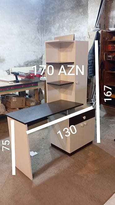 kunc divanlar: Künc masa, Polkalı, Siyirməli, Sadə laminat, Zəmanətsiz, Kredit yoxdur — 1