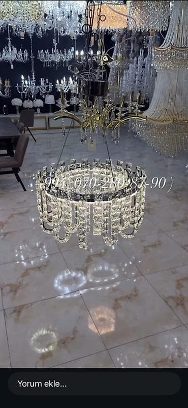 Çılçıraq, 10 və daha çox lampa, Xrustal lalafo.az -da Çılçıraq, 10 və daha çox lampa, Xrustal