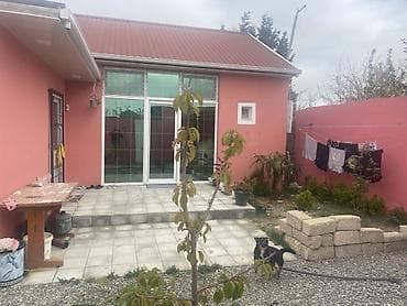 3 otaqlı ev: Həyət evi satılır/– geniş həyətli, təkmərtəbəli - Plan: Təkmərtəbəli — 1