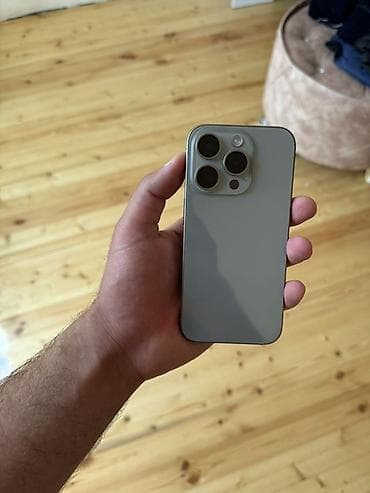 electronics iphone: IPhone 15 Pro, Natural Titanium — 6